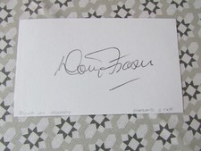 Doug Fraser Nottingham Forest & West Brom Footballer Original Hand Signed Card