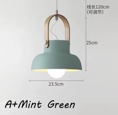 Nordic Macaron Restaurant Pendelleuchten Modern LED 