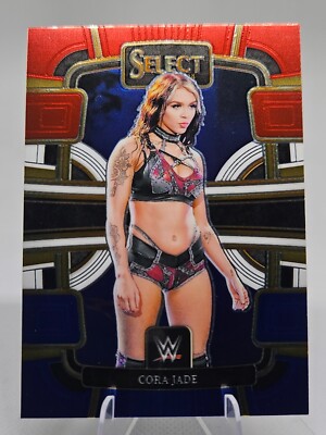 2024 Panini Select WWE - Concourse Cora Jade #67 Red & Blue Prizm