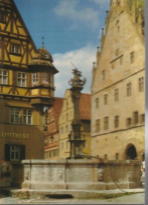 POSTCARD  , unused ,ST GEORG'S FOUNTAIN , ROTHENBURG