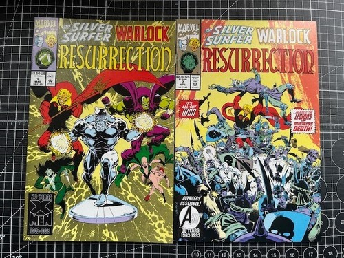 Mini completo Marvel Silver Surfer/Warlock #1-4 - Imagen 2 de 3