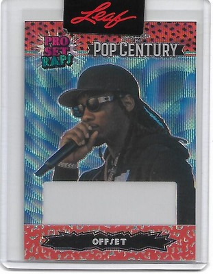 OFFSET MIGOS Leaf Pop Century PRO SET RAPPER Pre Production Proof SP Card RC 1/1