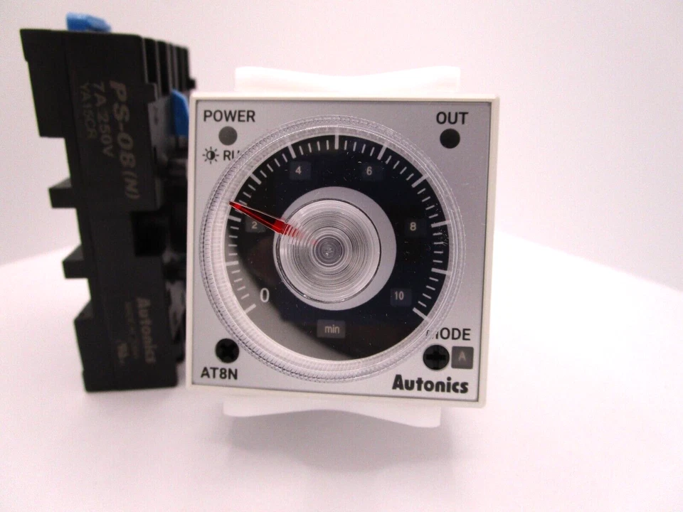 AT8N Genuine AUTONICS Timer with PS-08 Socket Base FAST SHIPPING - Image 2 of 4