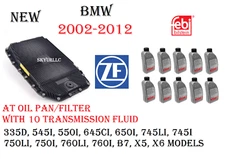 ZF Automatic Transmission Oil Pan/Filter Kit With X10 Fluids BMW Land Rover OEM 
