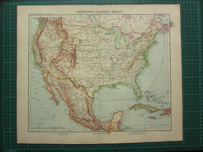 Cuba 1650 Map of the Caribbean Ocean Bahamas 16x24