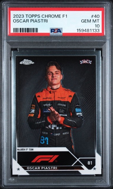 Oscar Piastri 2023 Topps Chrome Formula 1