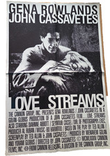 JOHN CASSAVETES - ORIGINAL LOVE STREAMS MOVIE POSTER One Sheet 1984