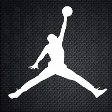 Michael Jordan Air Mini Decal Basketball Logo Vinyl Window Sticker Laptop Ipad