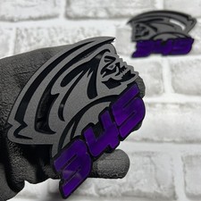 Reaper Purple Eye For 345 Matte Black Emblem Custom Car Truck Badge Set 2 Reaper Purple Eye For 345 Matte Black Emblem Custom Car Truck Badge Set 2