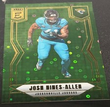 Josh Hines-Allen [Green Disco] 64 2025 Panini Donruss Elite