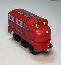 Chuggington Wooden Railway Wilson Red Engine Tomy Magnetic Train Toy