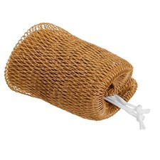African Net Sponge, 51.2" Net Sponge Exfoliating Scrubber, Coffee
