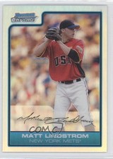 2006 Bowman Draft Chrome Futures Game Refractor Matt Lindstrom #FG41 0w8