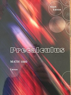 PRECALCULUS, (NINTH EDITION) By Ron Larson **BRAND NEW**