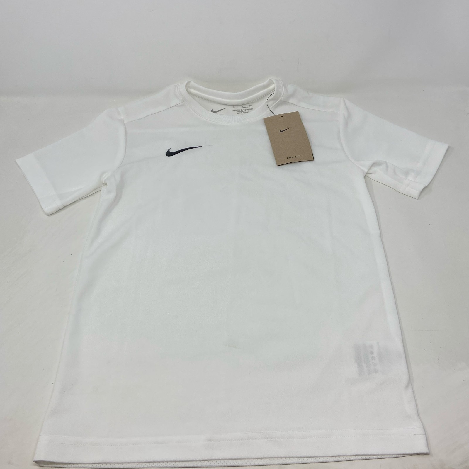 Nike Youth Park VII Dri-FIT Short Sleeve Soccer Jersey - White, Size S