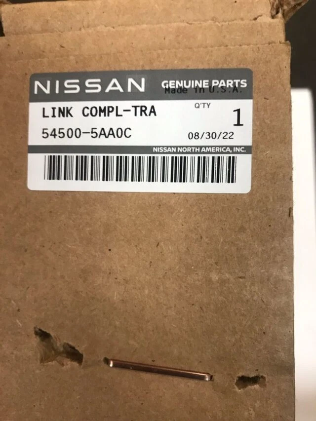 Brazo de control inferior genuino Nissan 15-22 Murano lado del pasajero 54500-5AA0C NUEVO OEM Foto 3 de 4