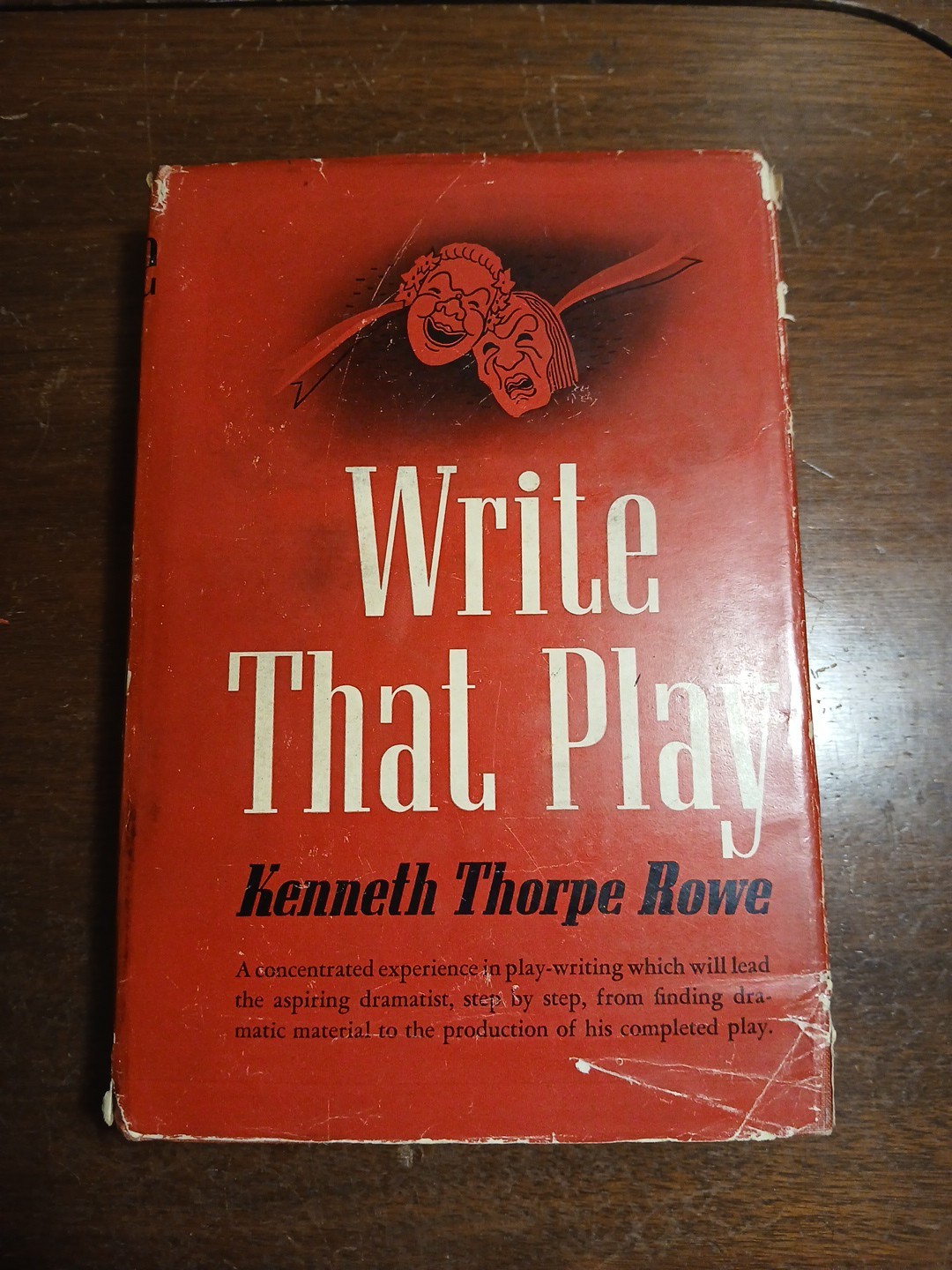 FILA WRITE THAT PLAY by Kenneth Thorpe Rowe 1939 1st Edition with Dust Jacket