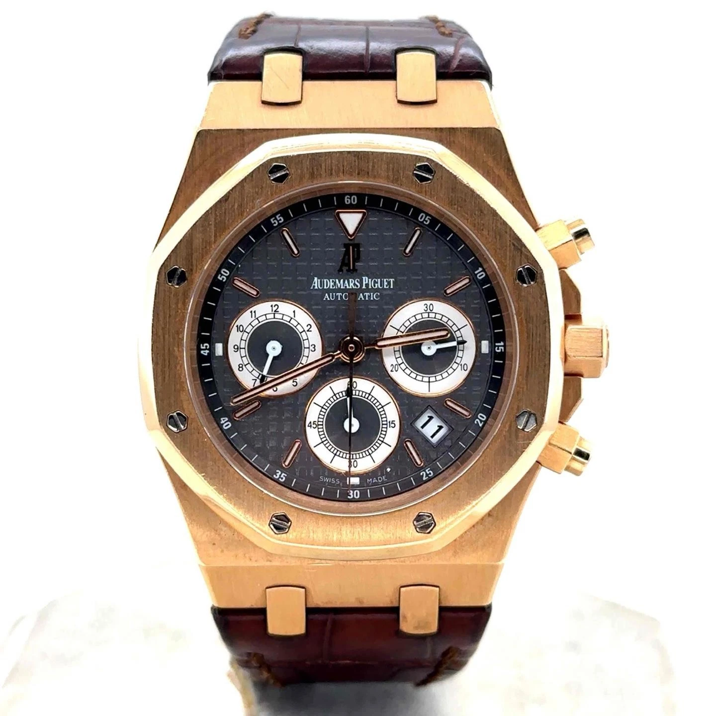 Audemars Piguet — Audemars Piguet Royal Oak Automatic 39mm 18k Rose Gold Mens 26022OR.OO.D098CR.02