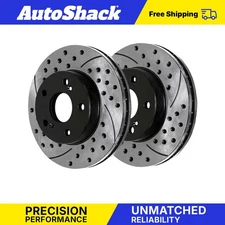 Front Drilled Slotted Brake Rotors for Honda CR-V Prelude Acura Legend V6