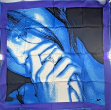 MAUBOUSSIN Silk Scarf New Authentic