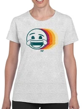 Laughing Layers - Retro Emoji Aesthetic Graphic Women's T-shirt