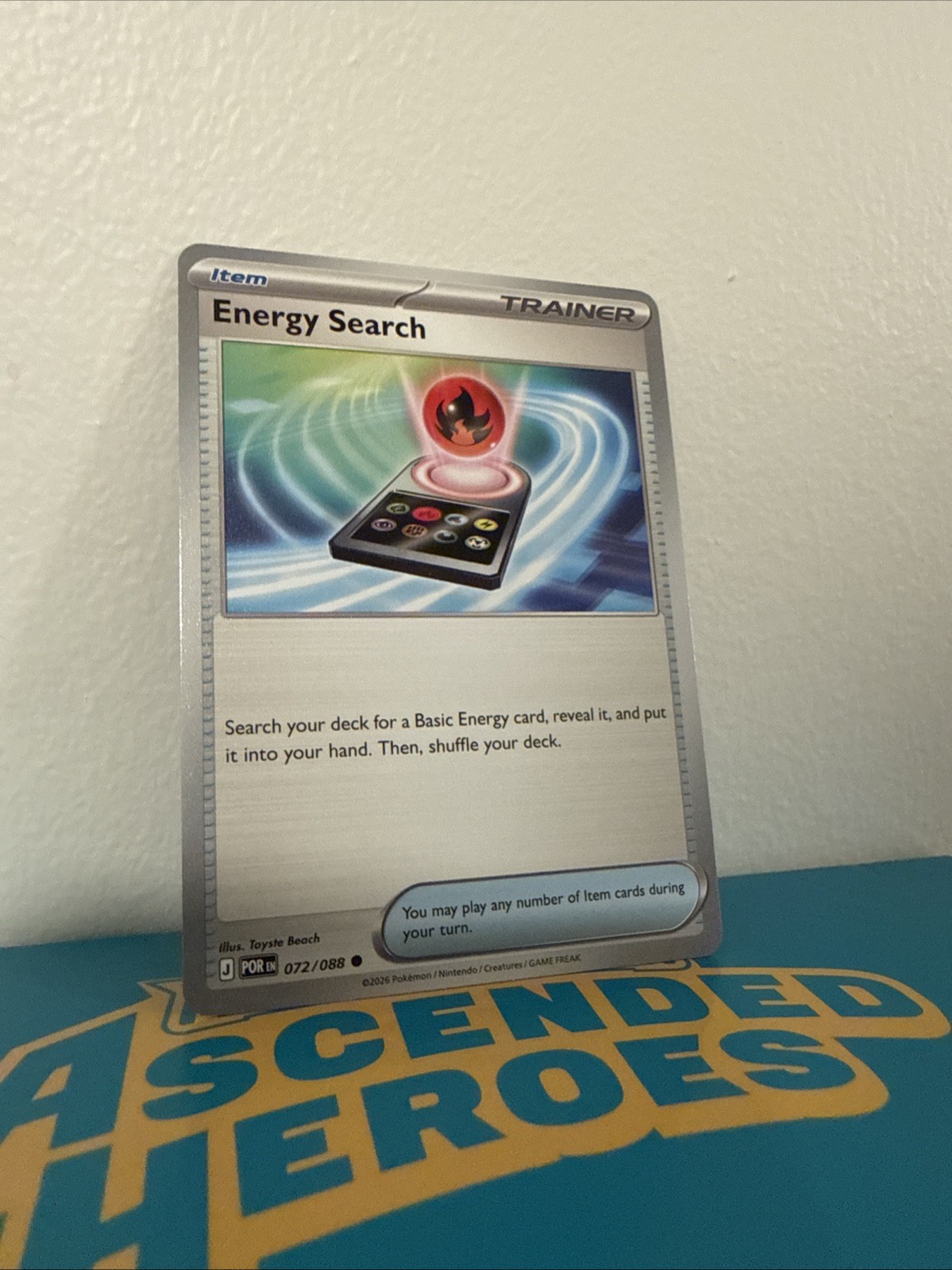 Energy Search 072/088 ME03: Perfect Order Pokemon TCG NM