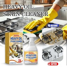 Grease Oil Stain Remover: Heavy-Duty Powder Cleaner Spray for Kitchen