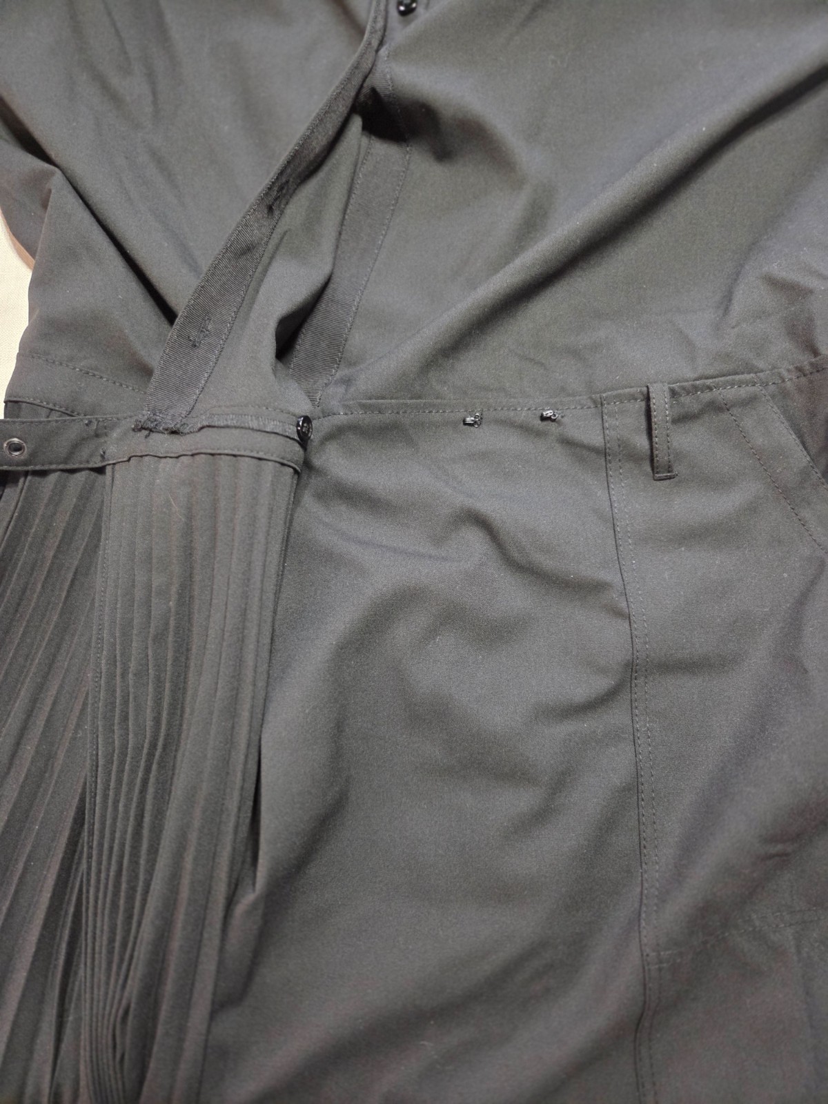 ZARA WOMAN SIZE M MIDI ZW COLLECTION DRESS WITH PLEATED SKIRT BLACK 4786/339 NEW thumbnail 14