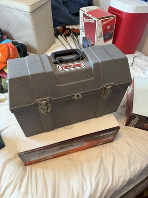 #ad Vintage Lg Contico Professional Tuff Box Divided Tool Tray Socket USA 26” W TRAY $139.99