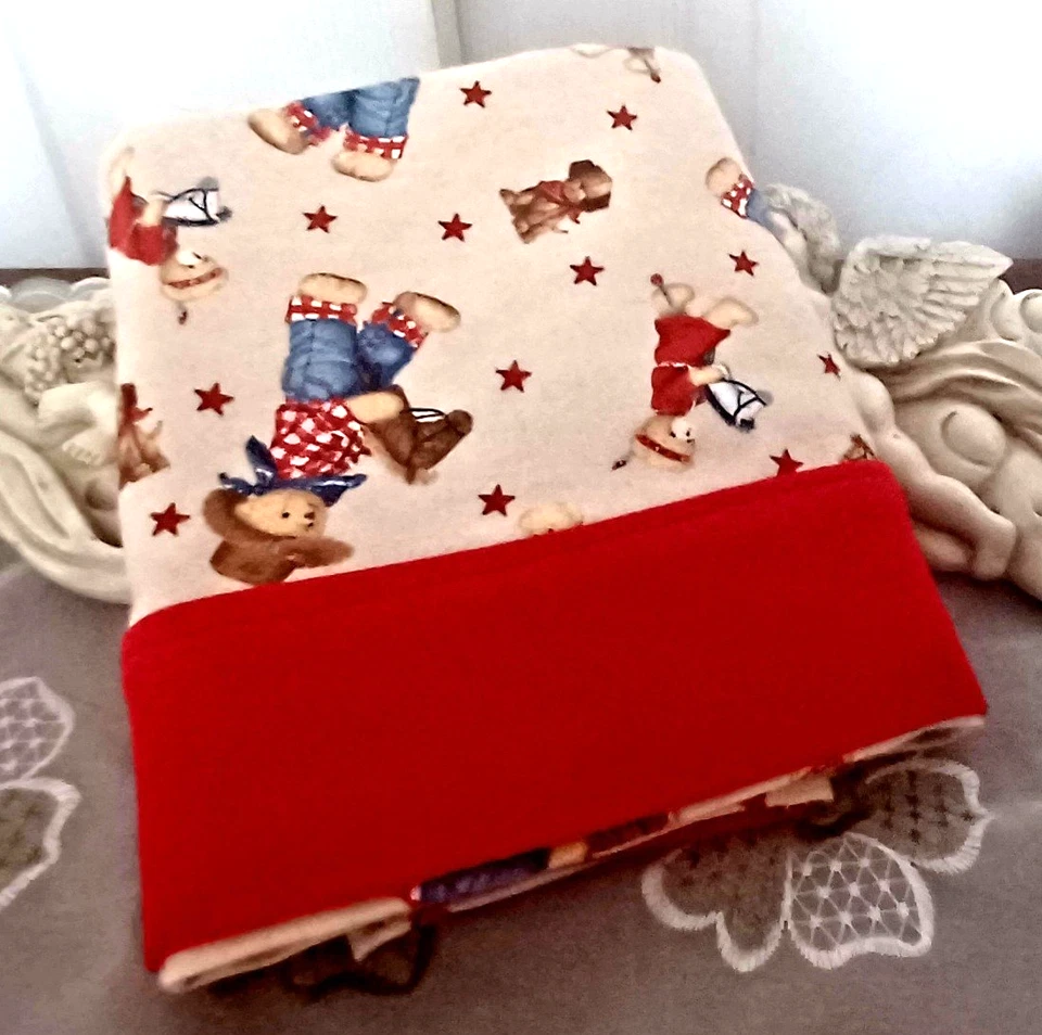 COUNTRY COTTAGE STARSnSTRIPES VAQUERO BEBÉ CUNA RETAZOS QUULT. ALMOHADA/ESTUCHE DE ALMOHADA Foto 3 de 4