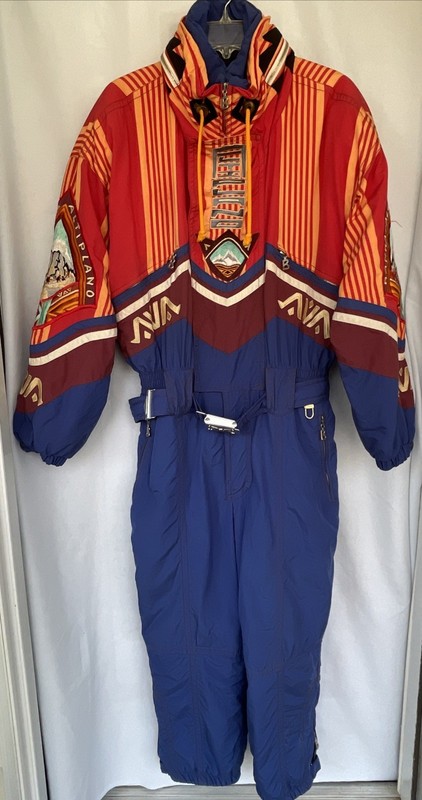 Vtg Bogner Ranrapalca Altiplano Ski Suit One Piece Made In USA  Sz 38 VERY RARE