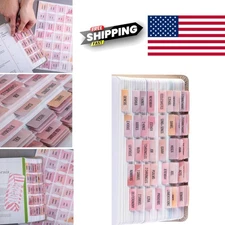 Personalized Bible Tabs Set with 66 Laminated Tabs for Old and New Testament