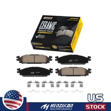 Front Ceramic Brake Pads & Hardware for 2011-2019 Ford Explorer Flex Taurus