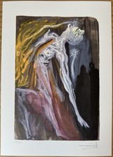 Salvador Dal&iacute; Signed & Numbered Edition Lithograph "The Furies"