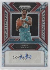 2023-24 Panini Prizm Sensational Signatures Choice 59/88 James Nnaji Auto 14t3