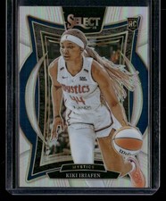 2025 Panini Select WNBA Kiki Iriafen 91 Washington Mystics Silver Prizms RC