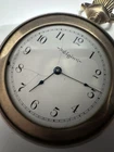 Elgin Gold Filled Open Face Mechanical Pocket Watch White Dial Arabic 9923497
