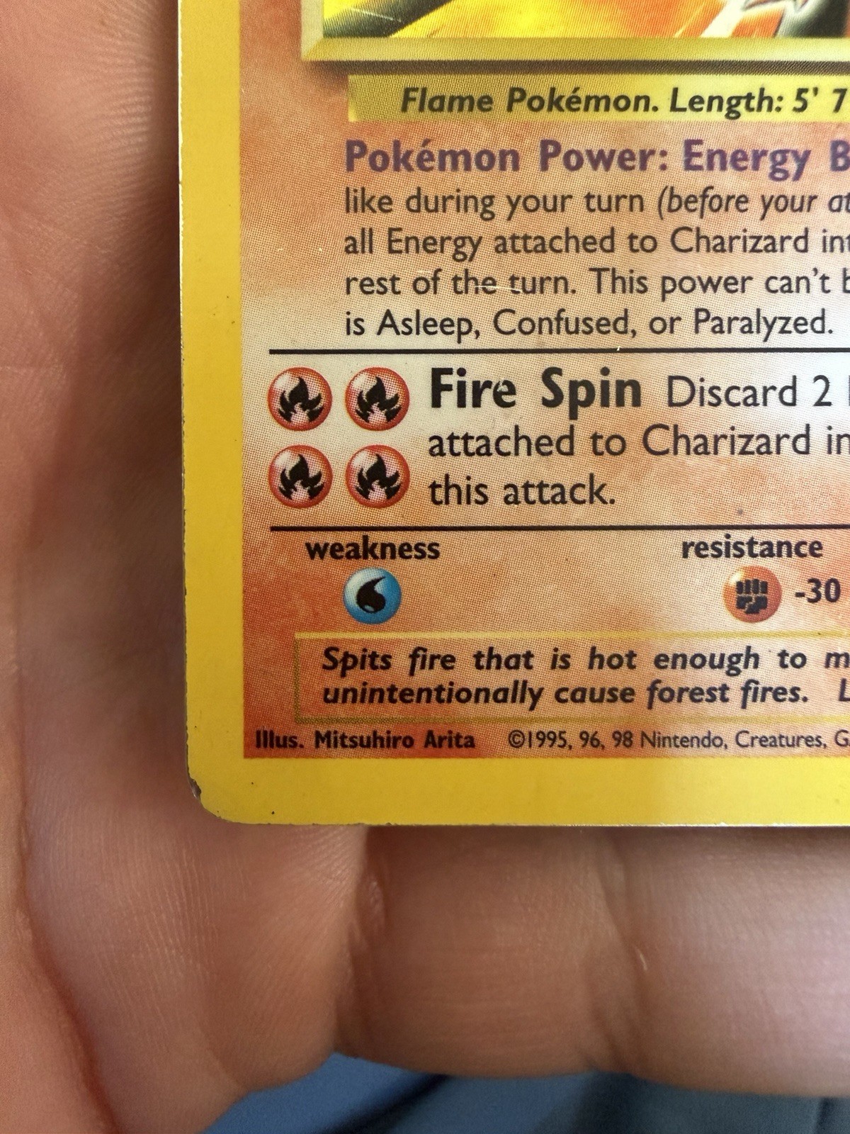 Pokémon TCG Charizard Base Set Holo Unlimited Rare Card 4/102 view 6