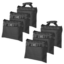 6 Packs Sand Bags - Heavy Duty SandBags for Backdrop Stand, SandBag for Weigh...