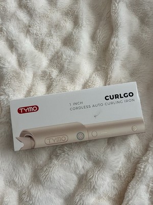 TYMO Curlgo Cordless Auto Hair Curling Iron Pink, 1-inch