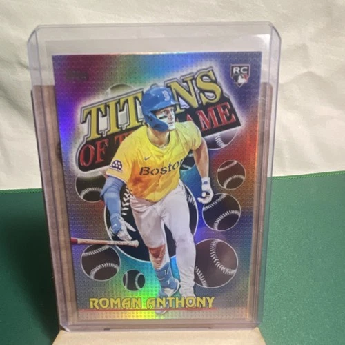 Topps Titans of the Game Roman Anthony Rookie Insert TOG-9 Red Sox Baseball Card