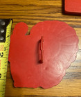 Vintage Plastic Cookie Cutters Set of 7 (red) — photo 9
