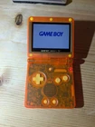 Clear GameBoy Advance SP V3.0 IPS LCD Custom Handheld Console Nintendo USA Built