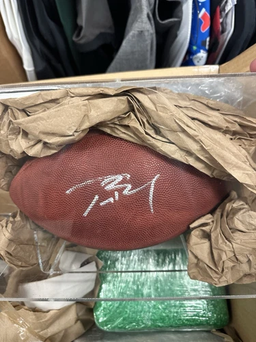 Tom Brady Autographed Football