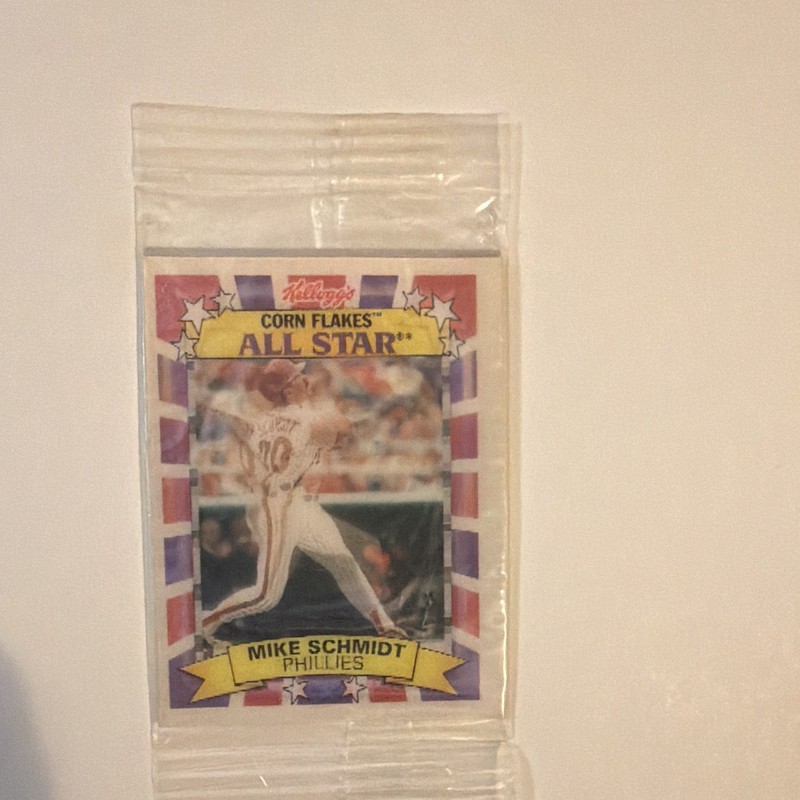 Kellogg's 1992 Sportflics Corn Flakes All Stars Mike Schmidt Phillies #10