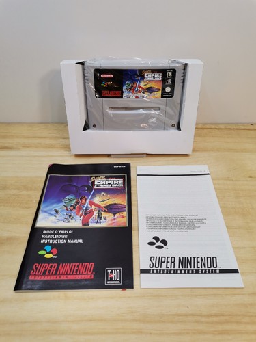 Super Nintendo SNES Spiel - Super Star Wars - The Empire strikes back (OVP)(PAL) - Bild 8 von 8