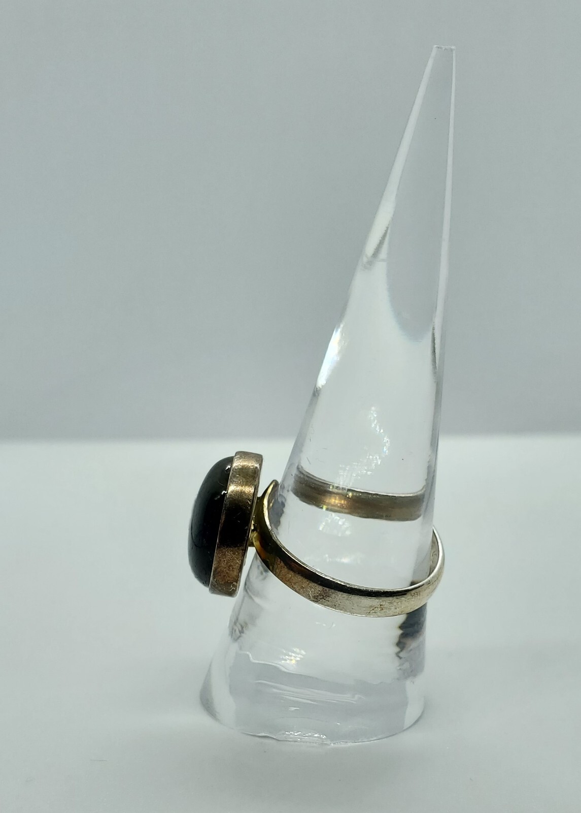 Sterling Silver Ring with Labradorite Gemstone Ex… - image 3