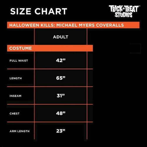 Halloween KILLS MICHAEL MYERS Adult Coveralls Costume Trick or Treat Studios - Picture 2 of 3