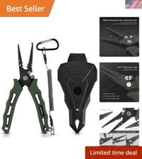 Multi-Function 7" Fishing Pliers with Sheath - Corrosion Resistant & Durable