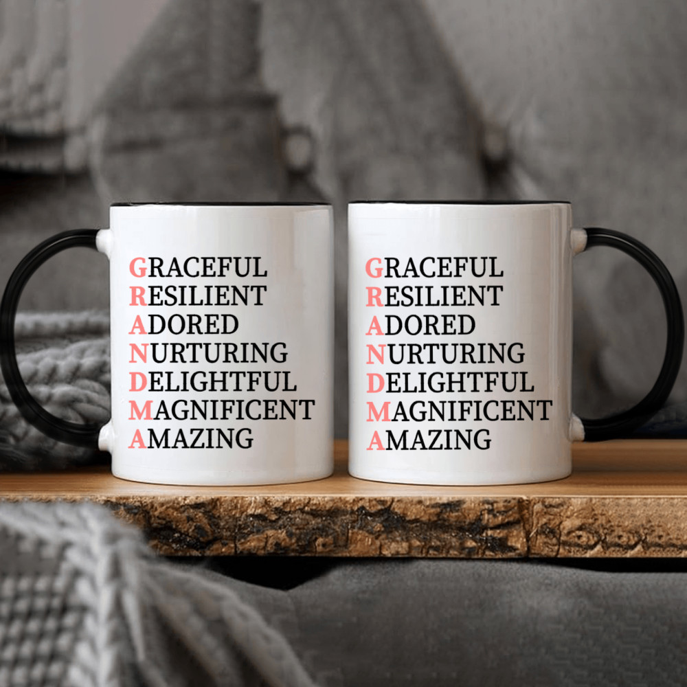 11 oz, Funny Witty Text Grandma coffee Tea cup mug gift for Mother's Day lovely